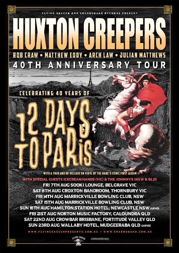 creepers 40th tour